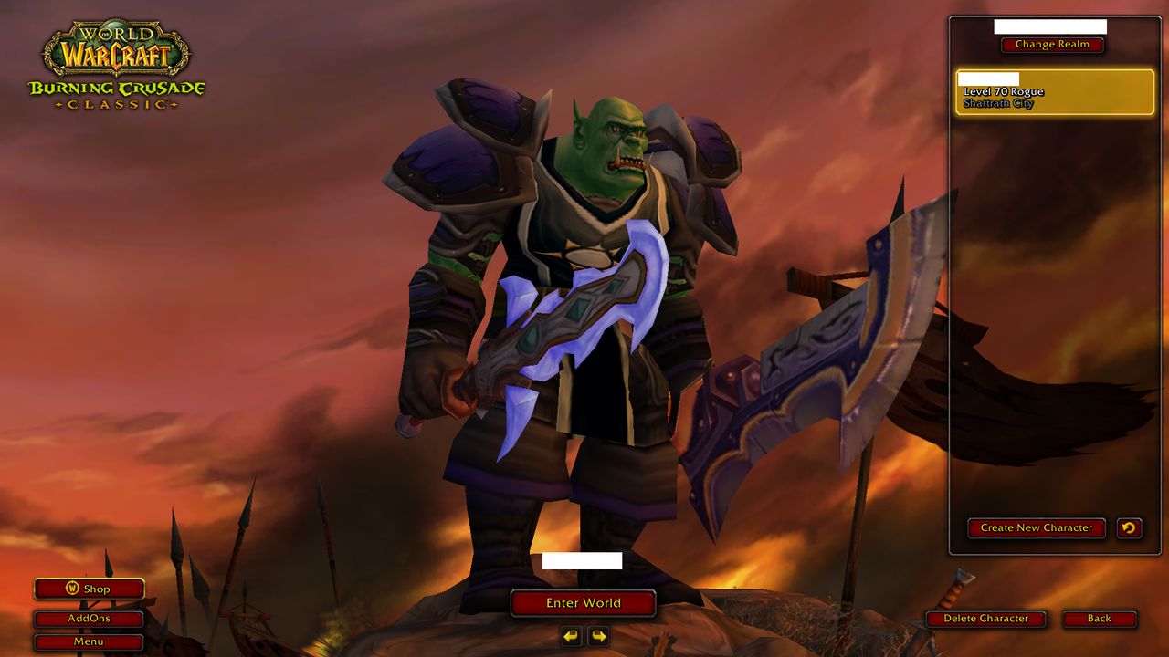 SOLD - Orc Rogue 70 US Pvp[Vindicators Brand,Fly mount+more!] Fake last  name - EpicNPC