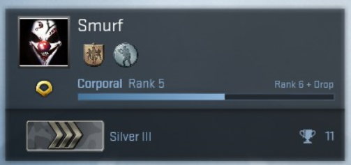 CS:GO SMURFING in SILVER 