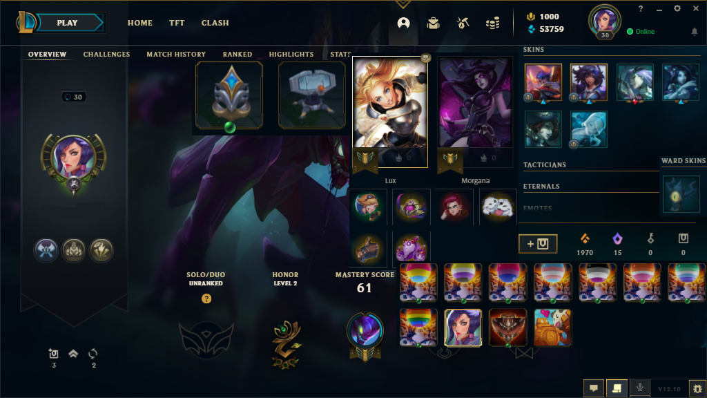 League of Legends EUNE LVL 30 handleveled unranked account - EpicNPC